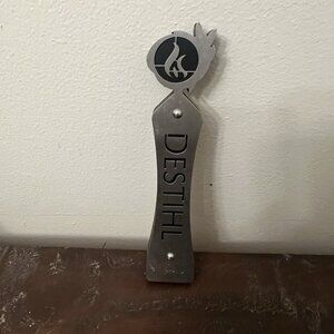 Destihl Brewery Beer Tap Handle Metal Black Wood